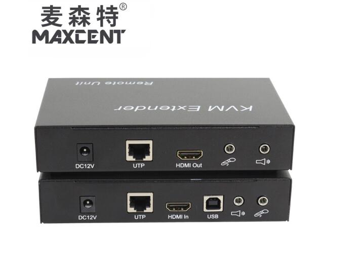 麥森特(MAXCENT)SKH-5150 KVM延長(zhǎng)器USB鍵鼠HDMI網(wǎng)線傳輸150米4K無(wú)壓縮 HDMI KVM延長(zhǎng)器 SKH-5150